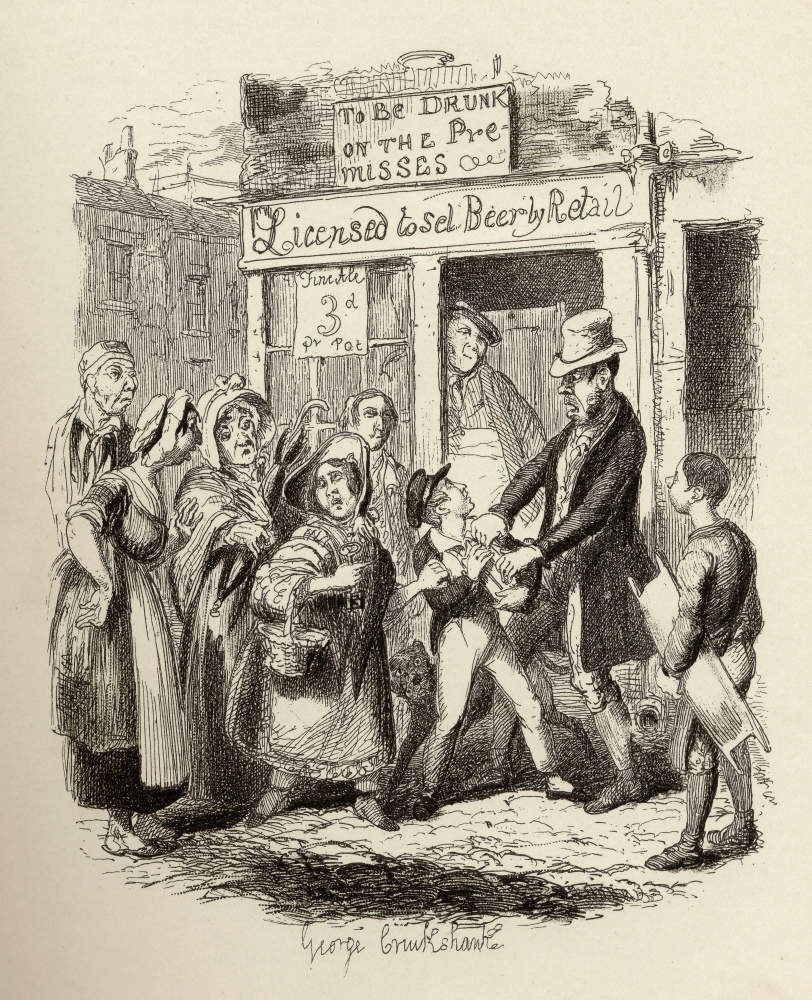 Oliver Claimed by His Affectionate Friends From the Book the Adventures of Oliver Twist by Charles Dickens with Illust 2 Poster Print, 26 x 32