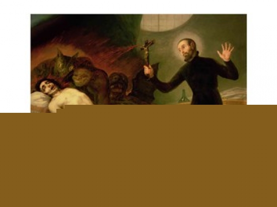 Picture of Posterazzi BALXIR169346 St. Francis Borgia Poster Print by Francisco De Goya - 24 x 18 in.