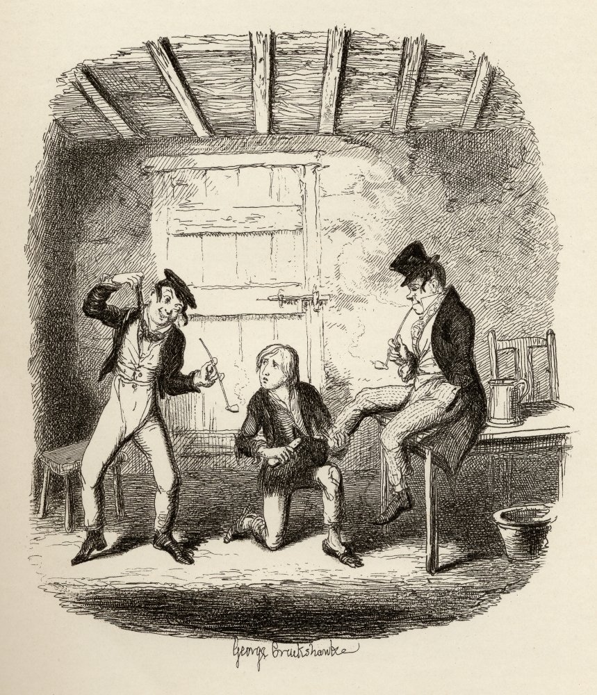 Master Bates Explains A Professional Technicality From the Book the Adventures of Oliver Twist by Charles Dickens with 2 Poster Print - 26 x 30