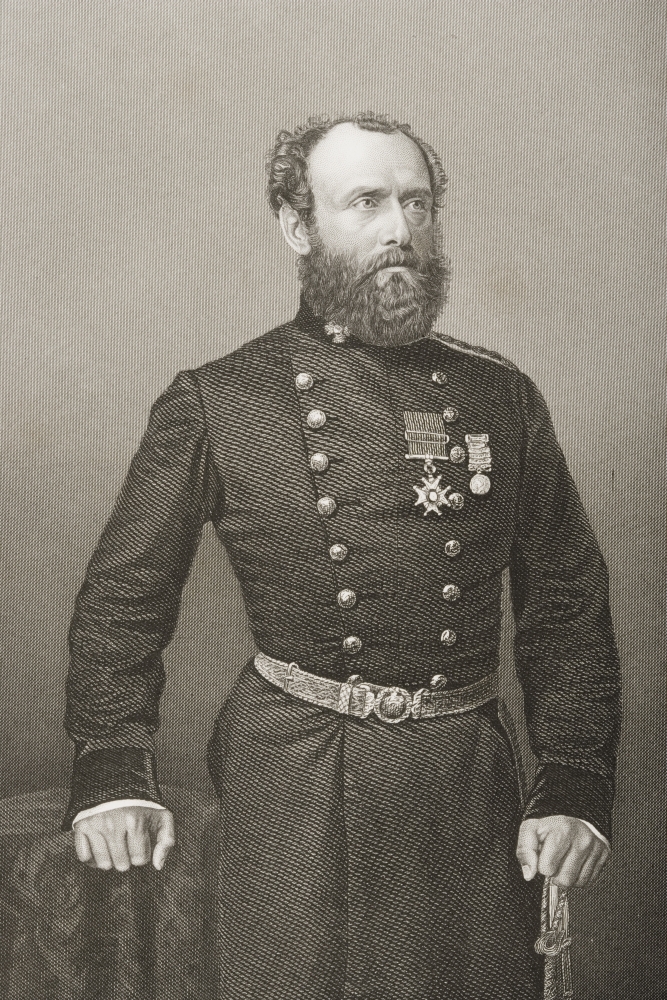 Charles Ashe Windham Cb1810-1870 British Major-General Engraved by Dj Pound From A Photograph by Mayall From the Poster Print, 11 x 17