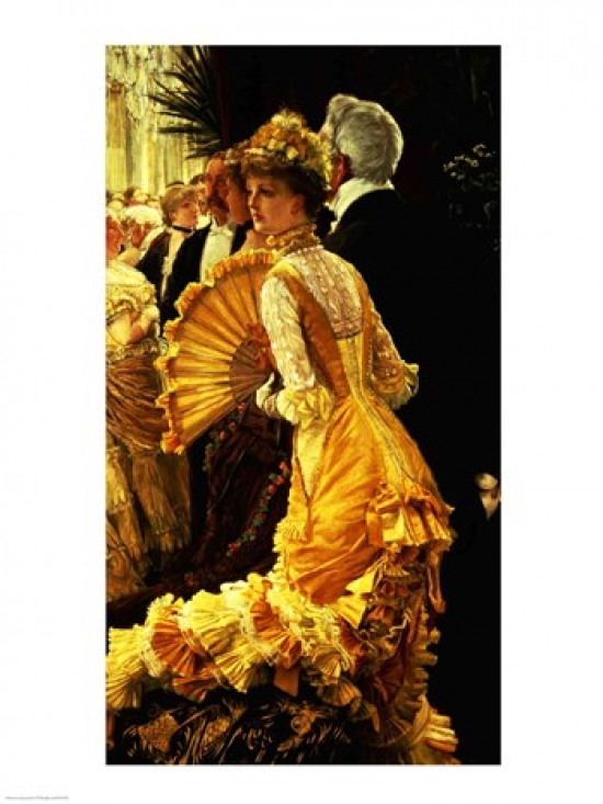 Picture of Posterazzi BALXIR17809 The Ball Poster Print by James Jacques Joseph Tissot - 18 x 24 in.