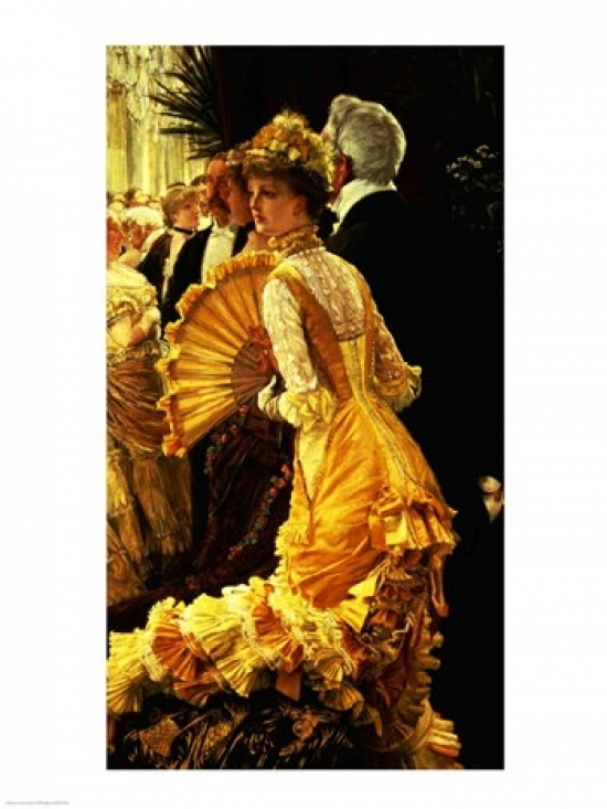 Picture of Posterazzi BALXIR17809LARGE The Ball Poster Print by James Jacques Joseph Tissot - 24 x 36 in. - Large