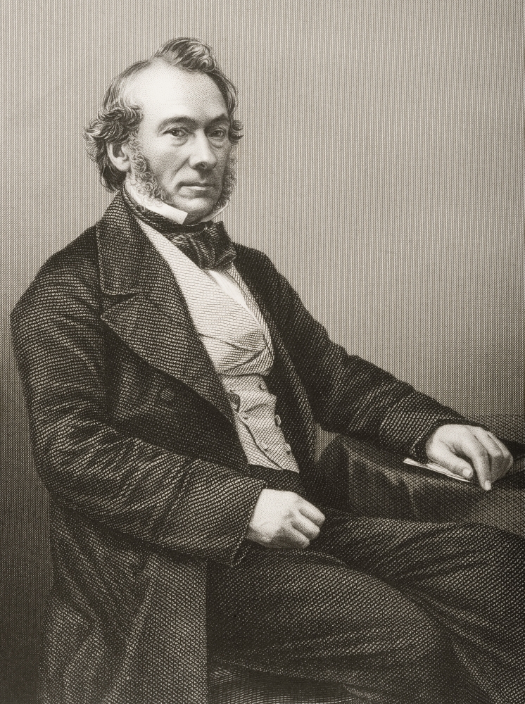 DPI1860497LARGE Richard Cobden 1783-1862. British Surgeon Philosopher Writer & Statesman. Poster Print, 24 x 32
