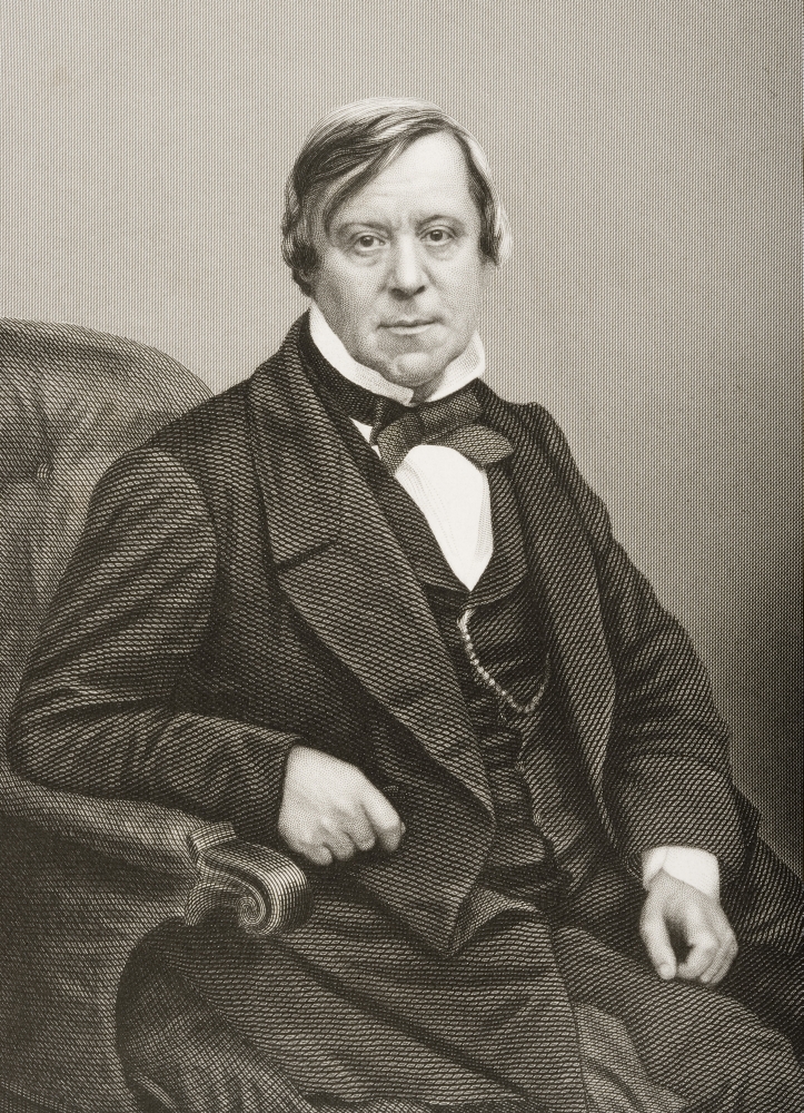 DPI1860529LARGE William Scholefield 1809-1867. First Mayor of Birmingham. Engraved by D. J. Pound Poster Print, 24 x 34