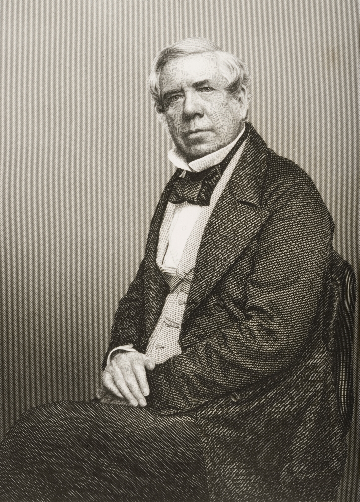David Roberts 1796-1864. Scottish Painter. Engraved by D. J. Pound From A Poster Print, 12 x 17