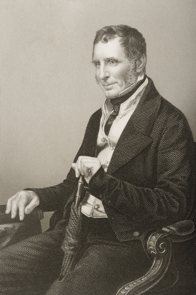 Joseph Warner Henley 1793-1884. British Conservative Politician. Engraved by Poster Print - 24 x 36