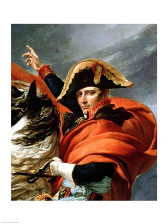 Picture of Posterazzi BALXIR184124 Napoleon Crossing The Alps Detail Poster Print by Jacques-Louis David - 18 x 24 in.