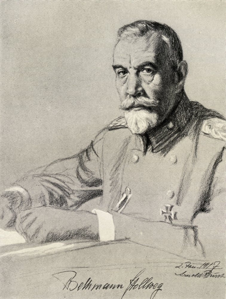 DPI1860571 Theobald Von Bethman Hollweg 1856-1921. German Politician. Poster Print, 13 x 17