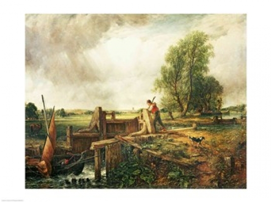 Weymouth Bay with Approaching Storm Poster Print by John Constable - 36 x 24 in. - Large