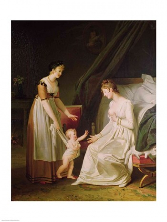 Picture of Posterazzi BALXIR187124 The Breastfeeding Mother Poster Print by Francois Gerard - 18 x 24 in.