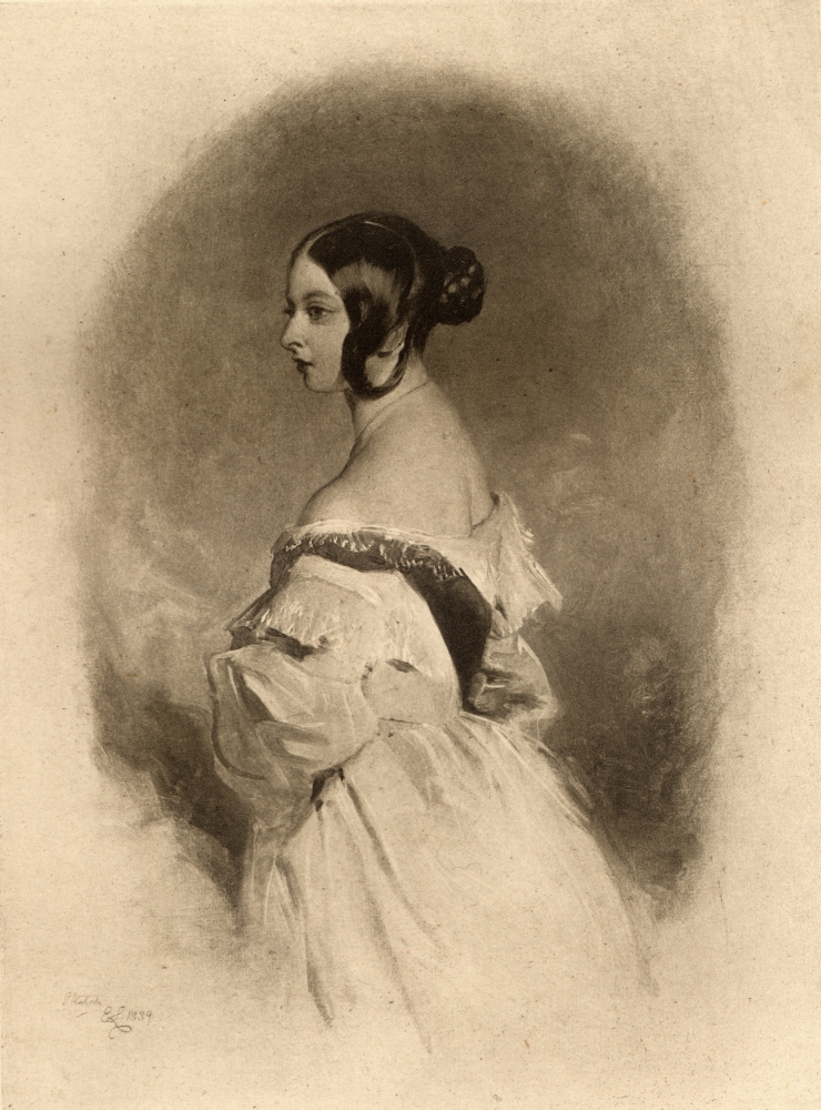 DPI1860649 Queen Victoria 1819-1901 At the Age of Twenty. From the Original Sketch by Poster Print, 13 x 17