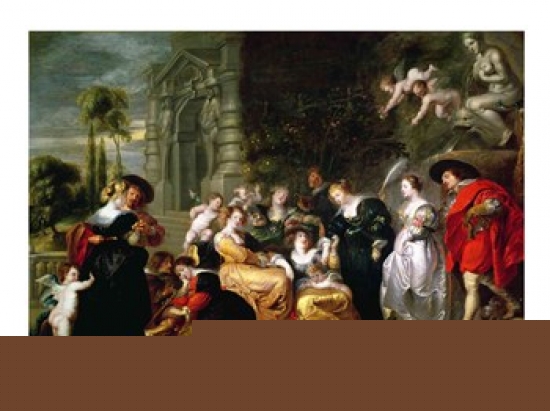 Picture of Posterazzi BALXIR189541 The Garden of Love Poster Print by Peter Paul Rubens - 24 x 18 in.