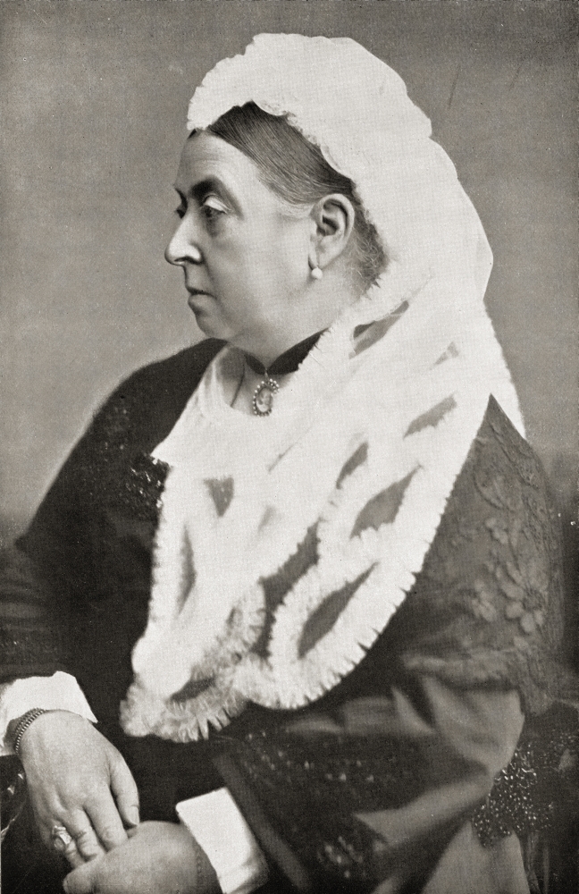 Queen Victoria 1819-1901 At the Age of Sixty Six From the Book Vri Her Life & Empire by the Marquis of Lorne K Poster Print