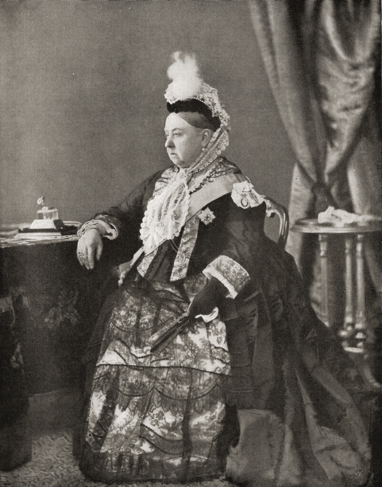 DPI1860635 Queen Victoria 1819-1901 In the Dress Worn by Her At the Jubilee Service Poster Print, 13 x 17