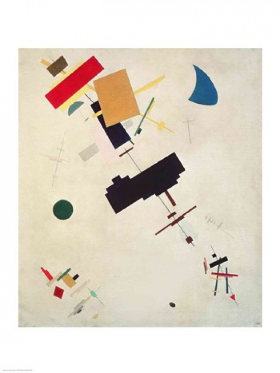 Picture of Posterazzi BALXIR190392 Suprematist Composition No.56 Poster Print by Kazimir Malevich - 18 x 24 in.