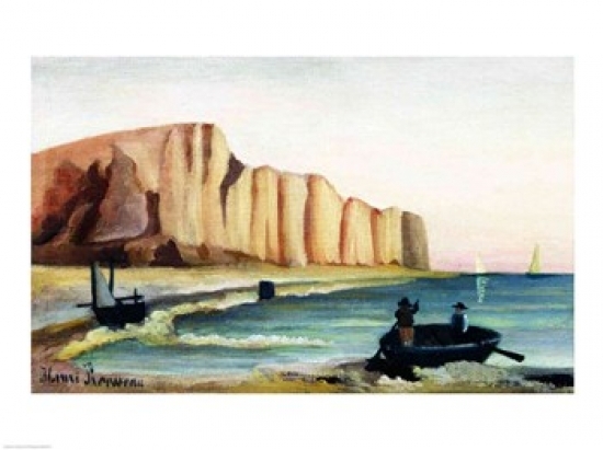 Cliffs C.1897 Poster Print by Henri Rousseau - 36 x 24 in. - Large