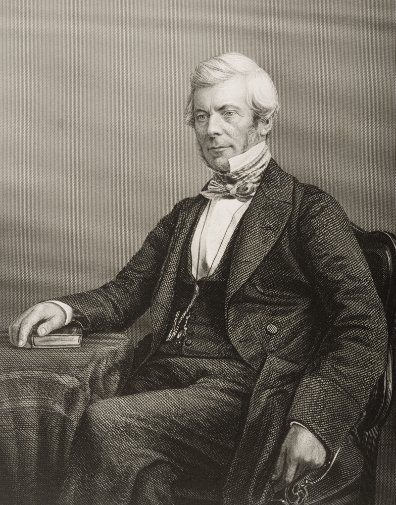 DPI1860523 William Chambers 1800-1883. Scottish Publisher & Author. Engraved by Poster Print, 12 x 16