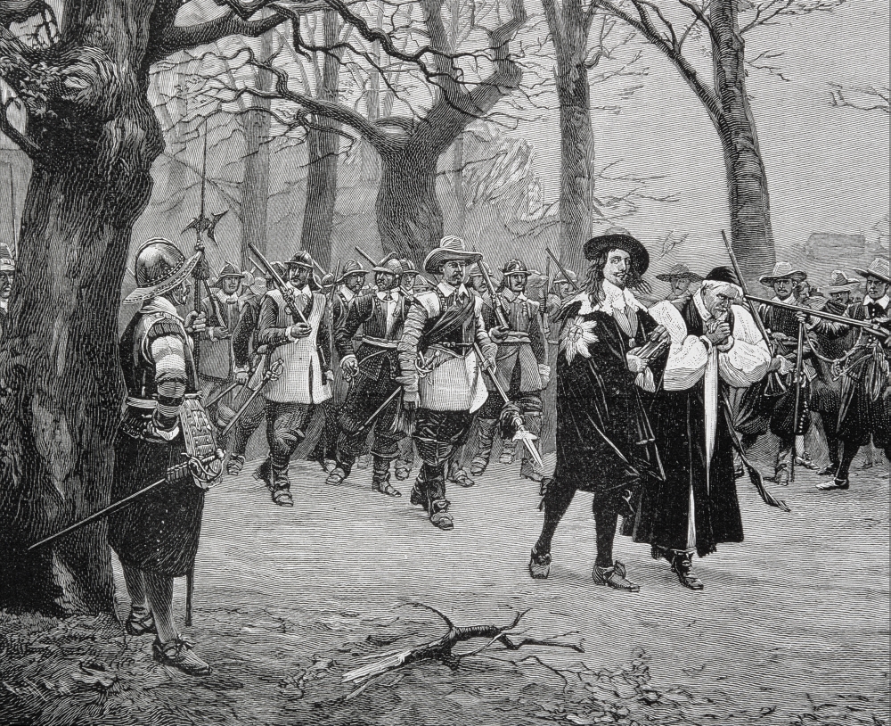 Charles I King of England 1600 to 1649 on His Way to Execution From the Picture by Ernest Crofts Poster Print