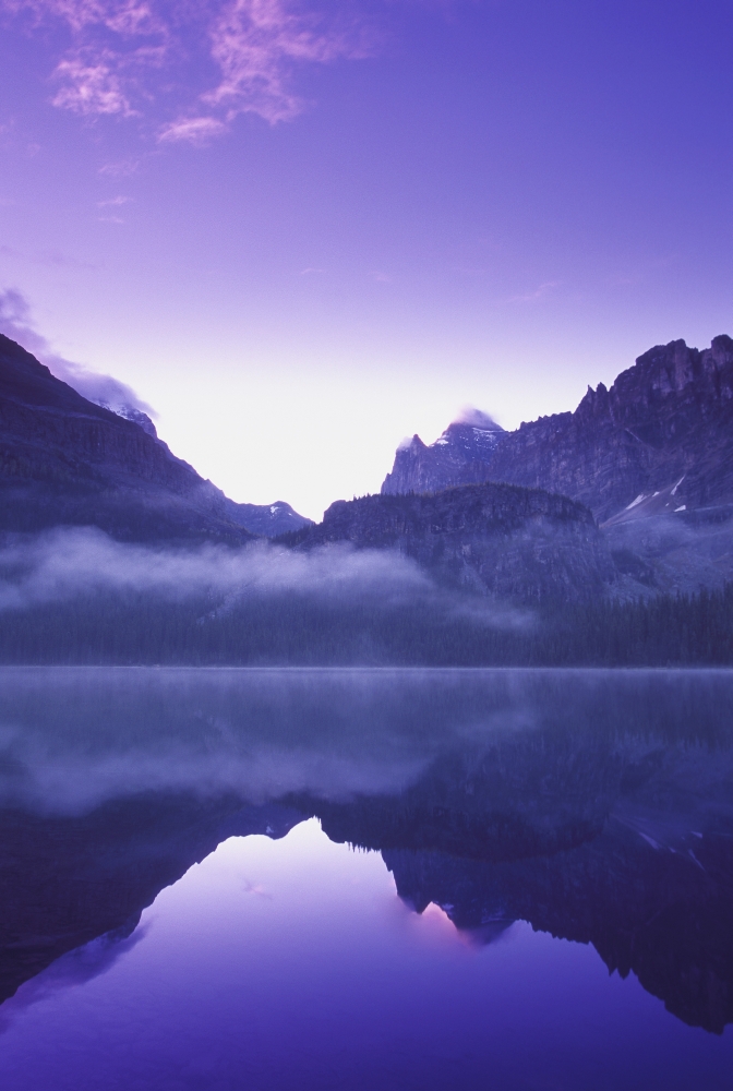 DPI10344 Lake & Scenic Mountains Poster Print - 11 x 17 in.