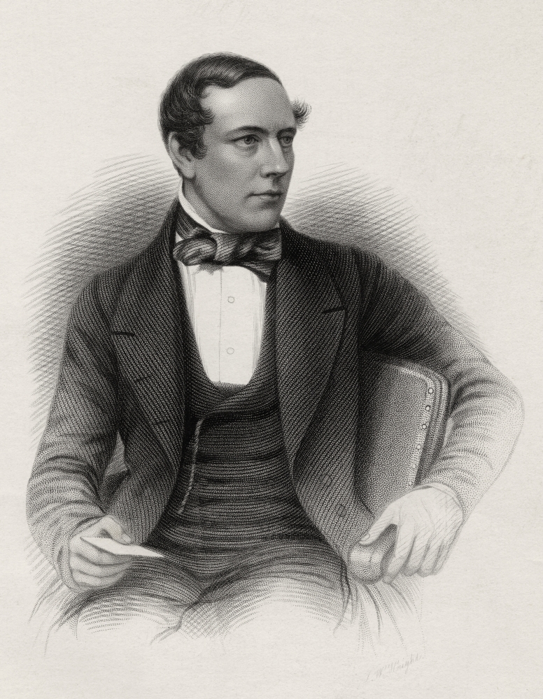 General John Nicholson 1821-1857 British Soldier & Administrartor From An Engraving by J W Knight After A Daguerreoty Poster Print, 12 x 16