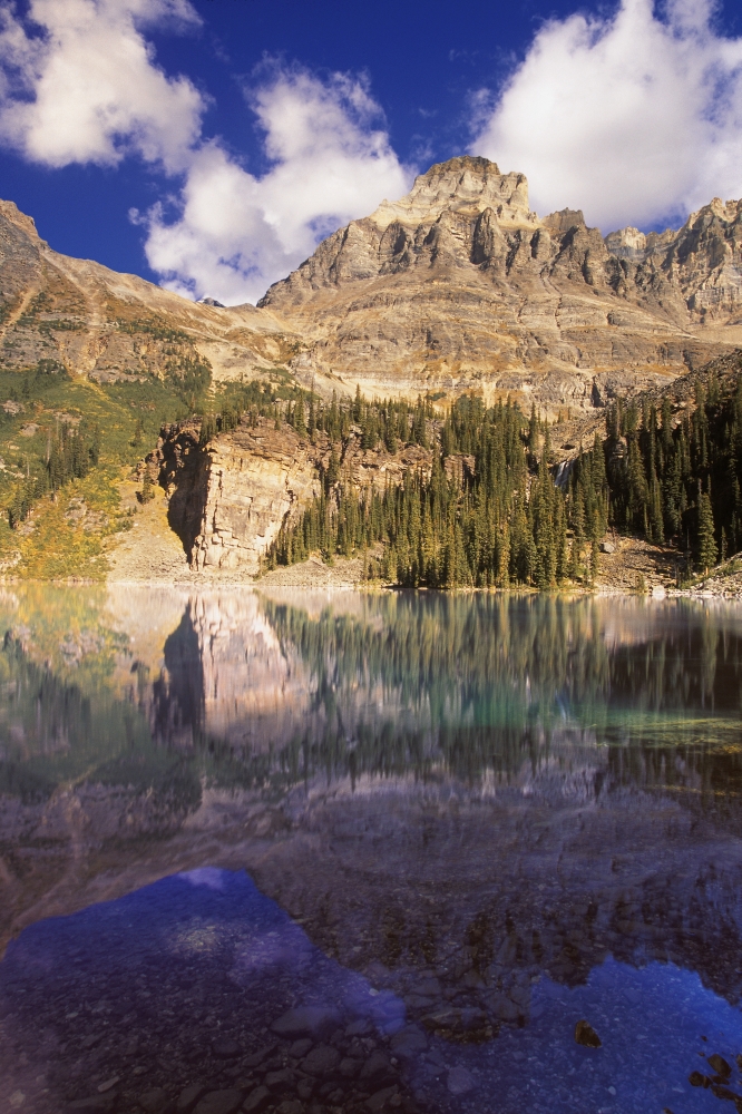 Scenic Mountain & Lake Poster Print - 22 x 34 in. - Large
