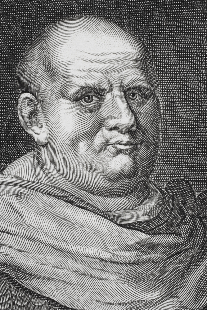 Imperator Caesar Vespasianus Augustus or Titus Flavius Vespasianus or Vespasian 9 Ad to 79 Ad Emperor of Rome From 69 to Poster Print, 11 x 17