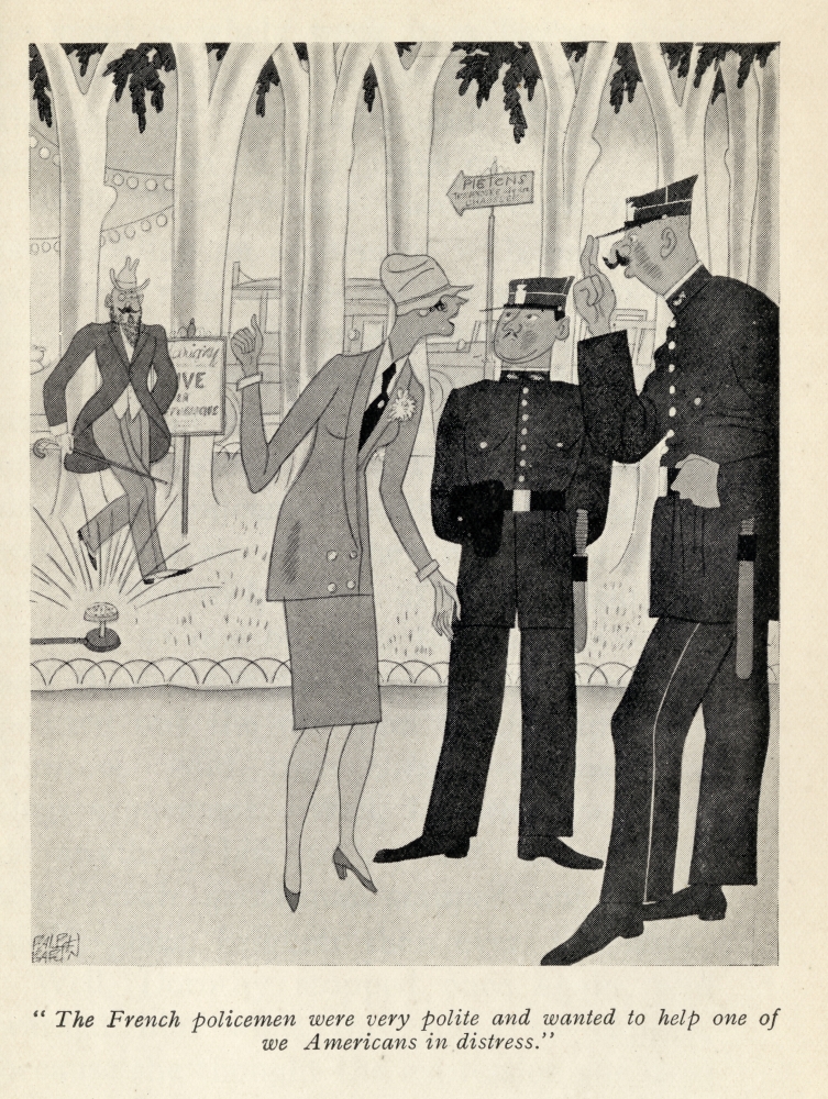 Illustration by Ralph Barton 1891 to 1931 Frontspiece From the Book But Gentlemen Marry Brunettes by Anita Loos Publishe Poster Print, 12 x 17