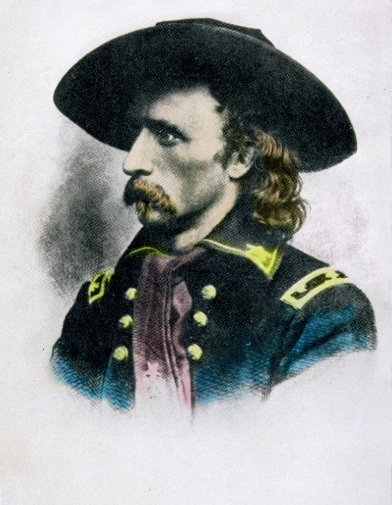 George Armstrong Custer 1839 to 1876 Poster Print, 12 x 16