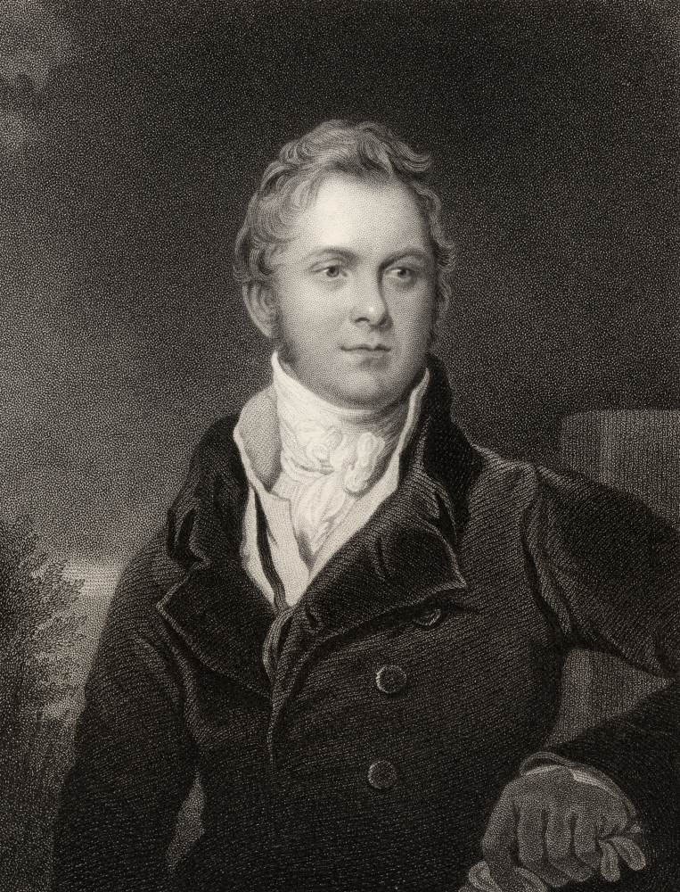 Frederick John Robinson 1st Earl of Ripon 1782 to 1859 Viscount Goderich 1827 to 1833 British Statesman & Prime Minist Poster Print, 12 x 16