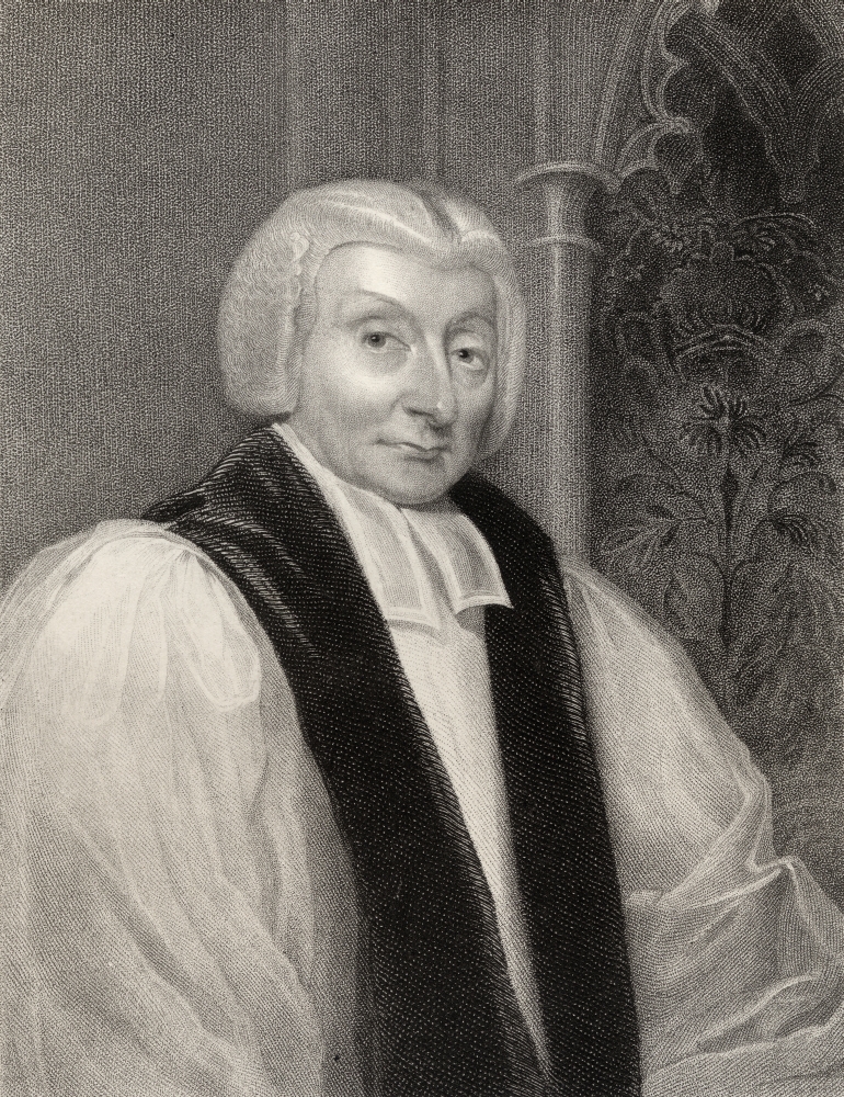 Henry Bathurst 1744 to 1837 Bishop of Norwich Engraved by T A Dean After M Sharp From the Book National Portrait Gallery Poster Print - 26 x 32