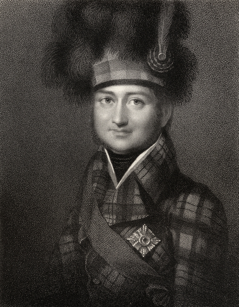 James Duff 4th Earl of Fife 1776 to 1857 Scottish Soldier & Politician Engraved by W Holl After Rochard From the Book Poster Print - 13 x 16