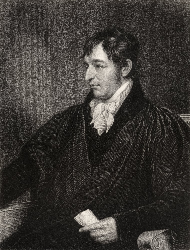 Richard Porson 1759 to 1808 British Master of Classical Scholarship Engraved by W Holl After T Kirby From the Book Natio Poster Print - 13 x 17