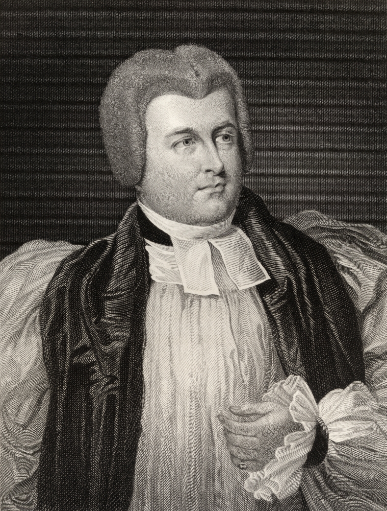 Robert James Carr 1774 to 1841 Bishop of Chichester & Worcester Engraved by T A Dean After G Hayter From the Book Nati Poster Print - 12 x 17
