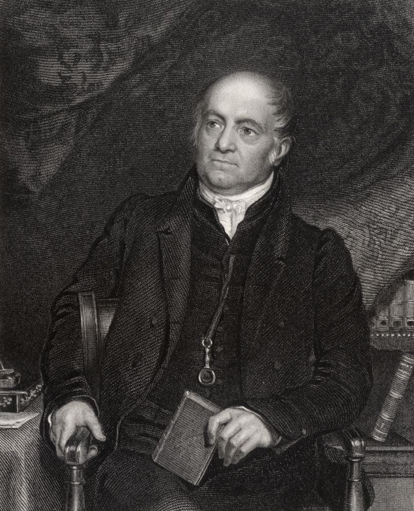 Olinthus Gilbert Gregory 1774 to 1841 English Mathematician Engraved by H Robinson After R Evans From the Book National Poster Print, 26 x 32