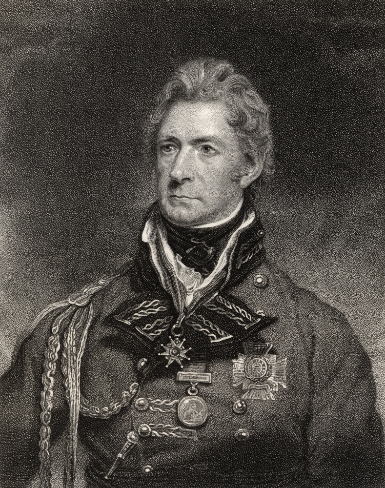 Sir Thomas Munro 1st Baronet 1761 to 1827 British Administrator In India Engraved by H Meyer After M A Shee From the Boo Poster Print - 12 x 16