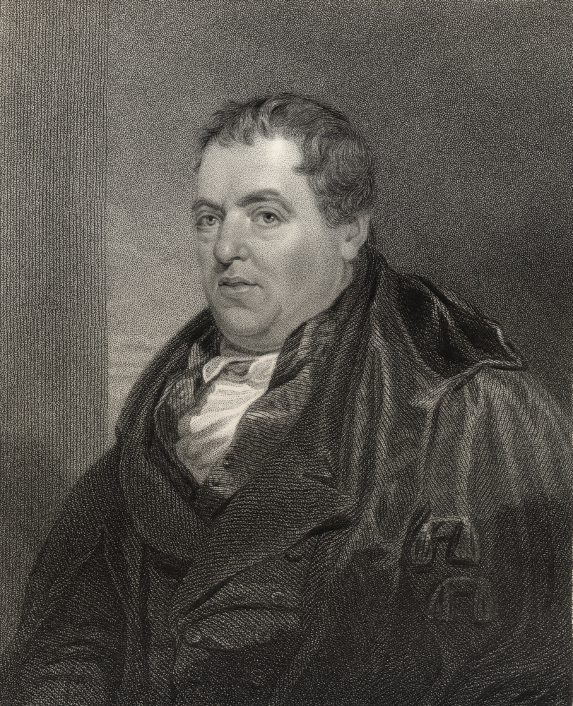 Sir John Leslie 1766 to 1832 Scottish Mathematician & Physicist Engraved by H Cook After A Chisholm From the Book Nati Poster Print, 24 x 32