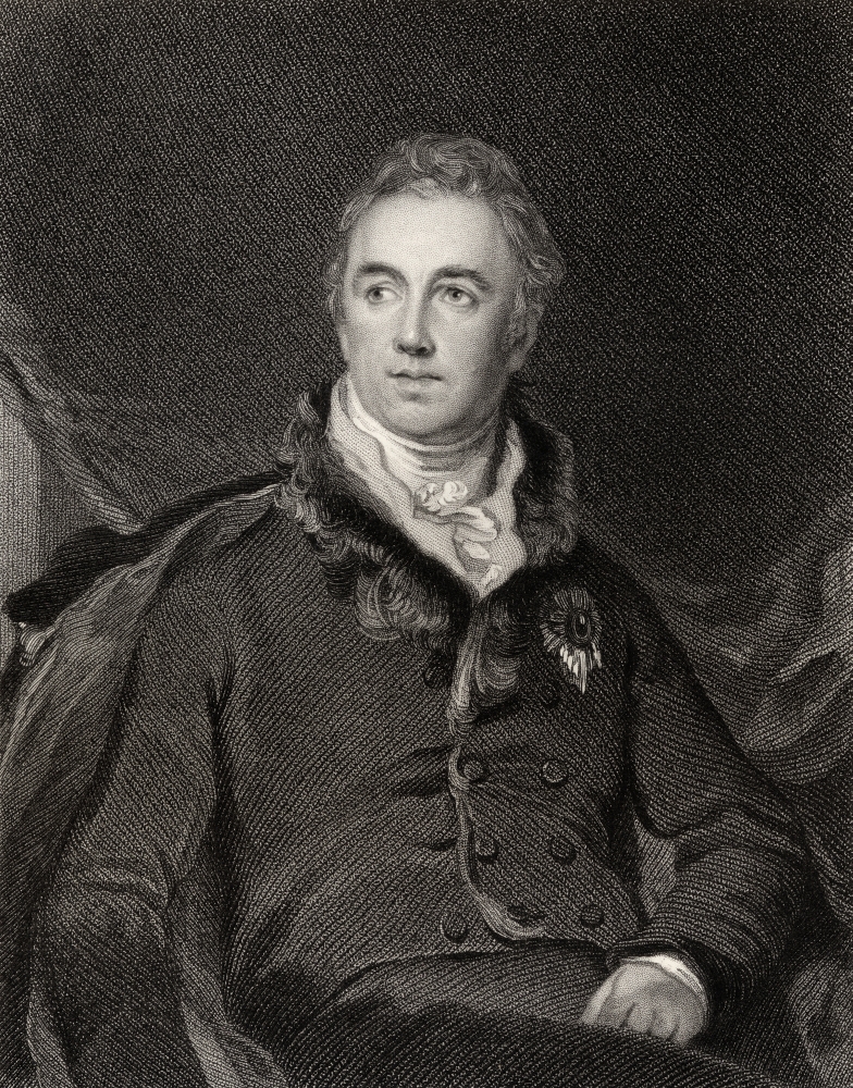 Robert Saunders Dundas 2nd Viscount Melville 1771 to 1851 First Lord of the Admiralty Engraved by G Parker After Sir T L Poster Print, 26 x 32