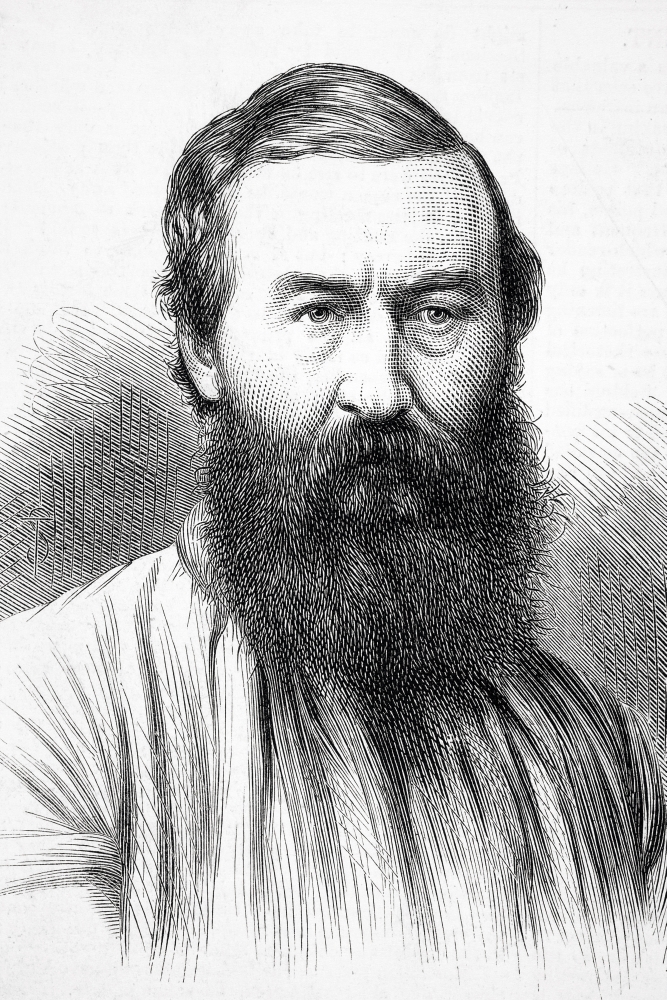 DPI1861664 Sir Samuel White Baker 1821 to 1893 English Explorer From Illustrated London News 11 October 1873 Poster Print, 11 x 17