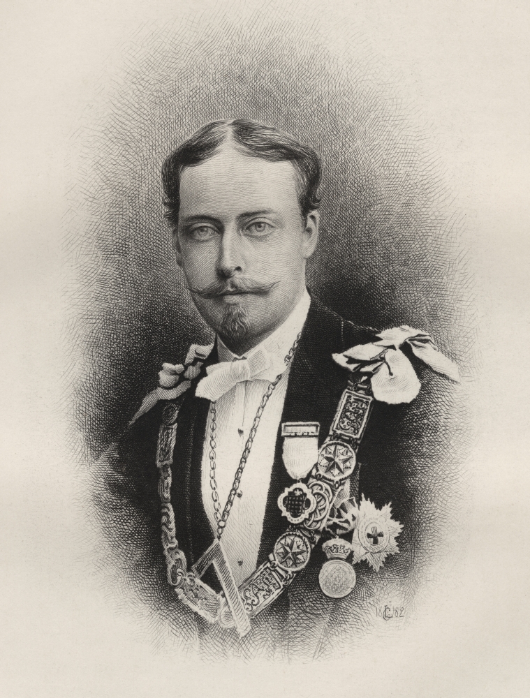 Prince Leopold Duke of Albany 1853 to 1884 Fourth Son of Queen Victoria Engraving From the Book the History of Freemason Poster Print, 12 x 16