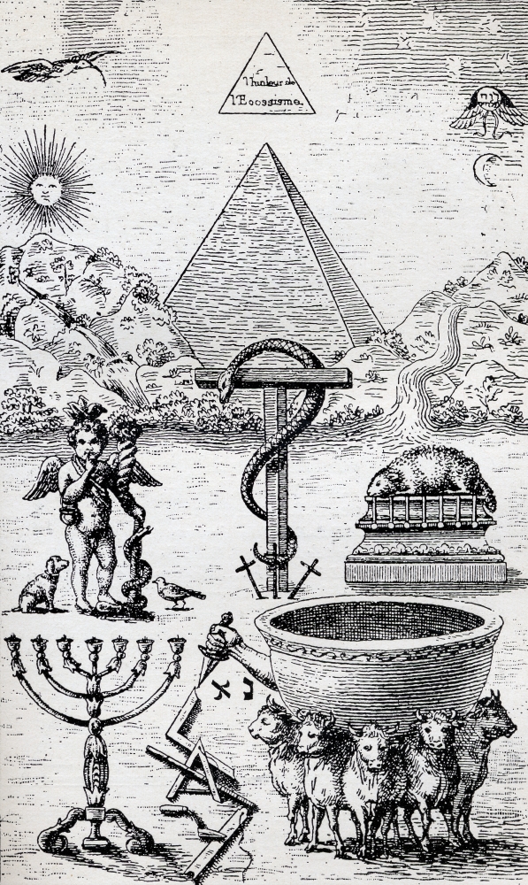 High Degree Symbols From the Book the Freemason by Eugen Lennhoff Published 1932 Poster Print, 22 x 36