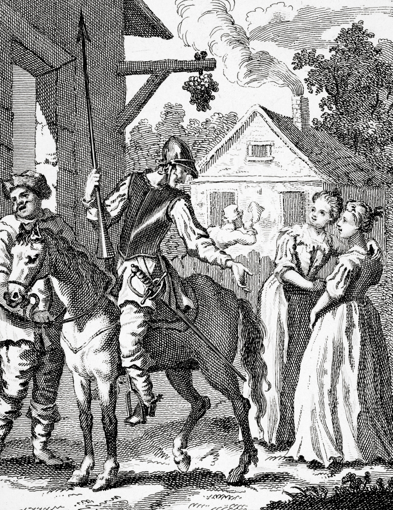 DPI1861655LARGE Don Quixote & Sancho Panza by William Hogarth Published 1798 Poster Print, 24 x 32