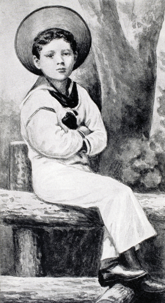 Winston S Churchill 1874 to 1965 Aged Five From A Roving Commission by Winston S Churchill Published by Scribners 1930 2 Poster Print, 20 x 38