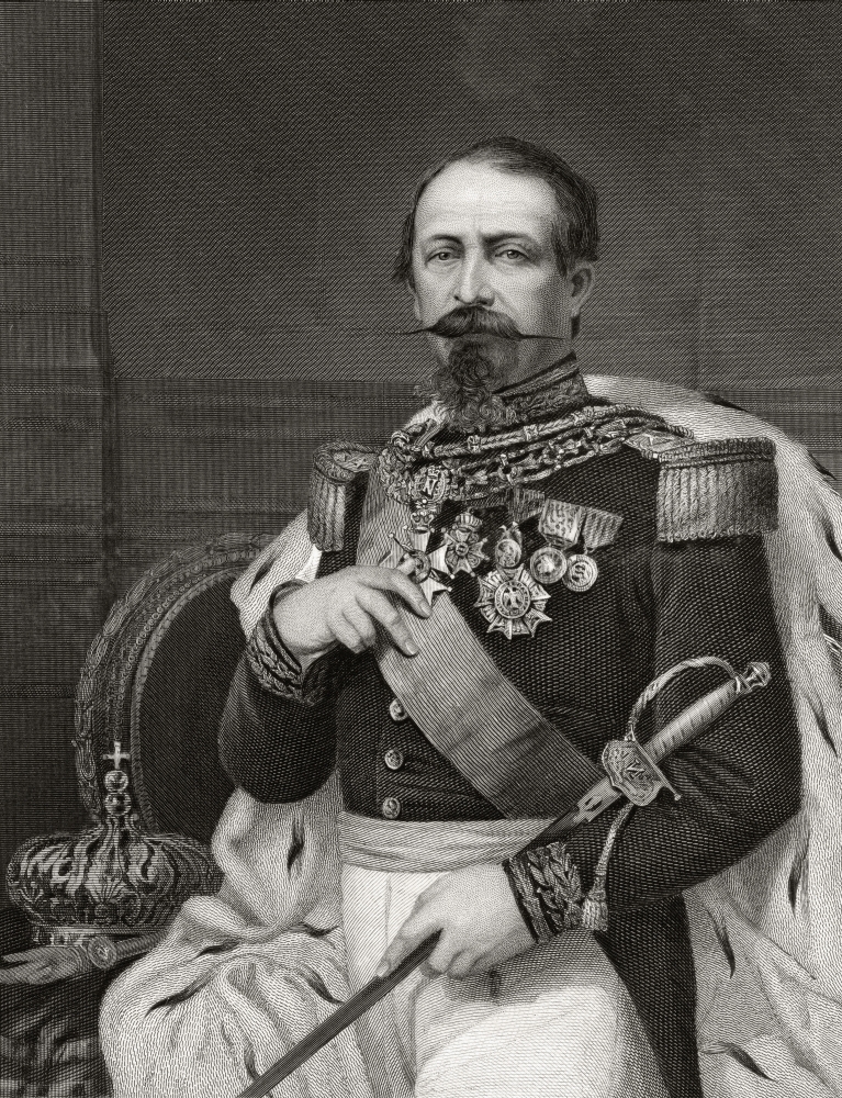 Napoleon Iii Also Called Until 1852 Louis Napol on Full Name Charles Louis Napol on Bonaparte 1808 1873 19th Century Eng Poster Print, 24 x 32