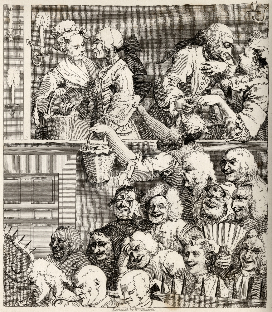 DPI1861989 The Laughing Audience From the Original Design by Hogarth From the Works of Hogarth Published London 1833 Poster Print, 13 x 15