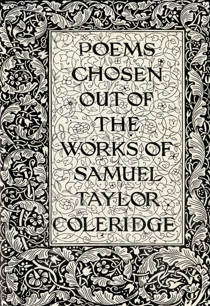 DPI1862252 Page Decoration From the Kelmscott Press Coleridge Designed by William Morris Poster Print, 12 x 17