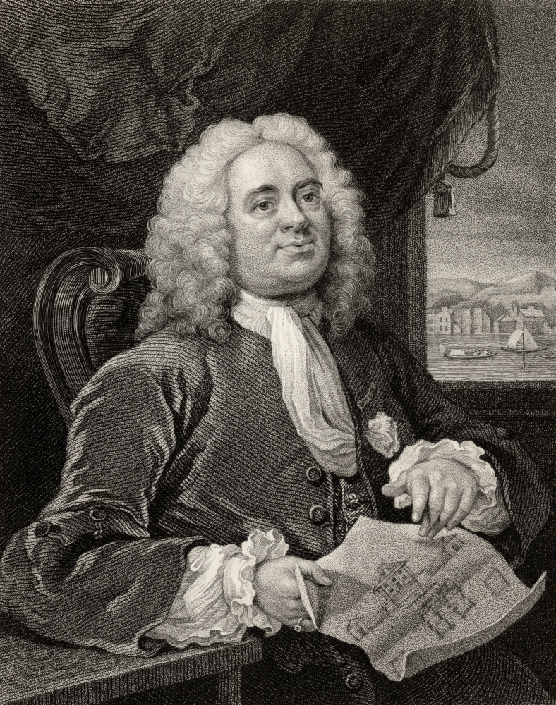 Daniel Lock 1681 to 1754 Architect & Governor of the Foundling Hospital London Engraved by B Holl From the Picture by Poster Print - 13 x 16