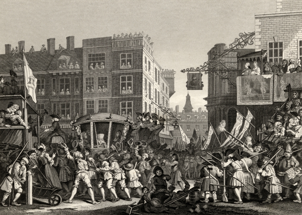 Industry & Idleness the Industrious Prentice Lord Mayor of London From the Original Design by Hogarth From the Works O Poster Print - 34 x 24