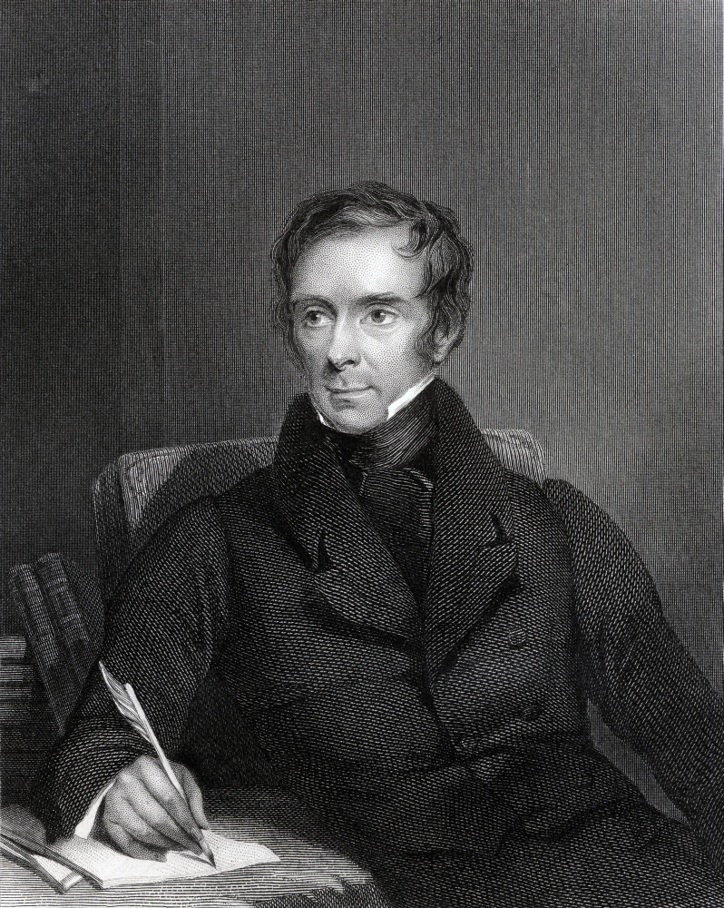 Sir Benjamin Collins Brodie 1783 to 1862 British Surgeon Philosopher Writer & Statesman Engraved by J Brain From the B Poster Print, 13 x 16