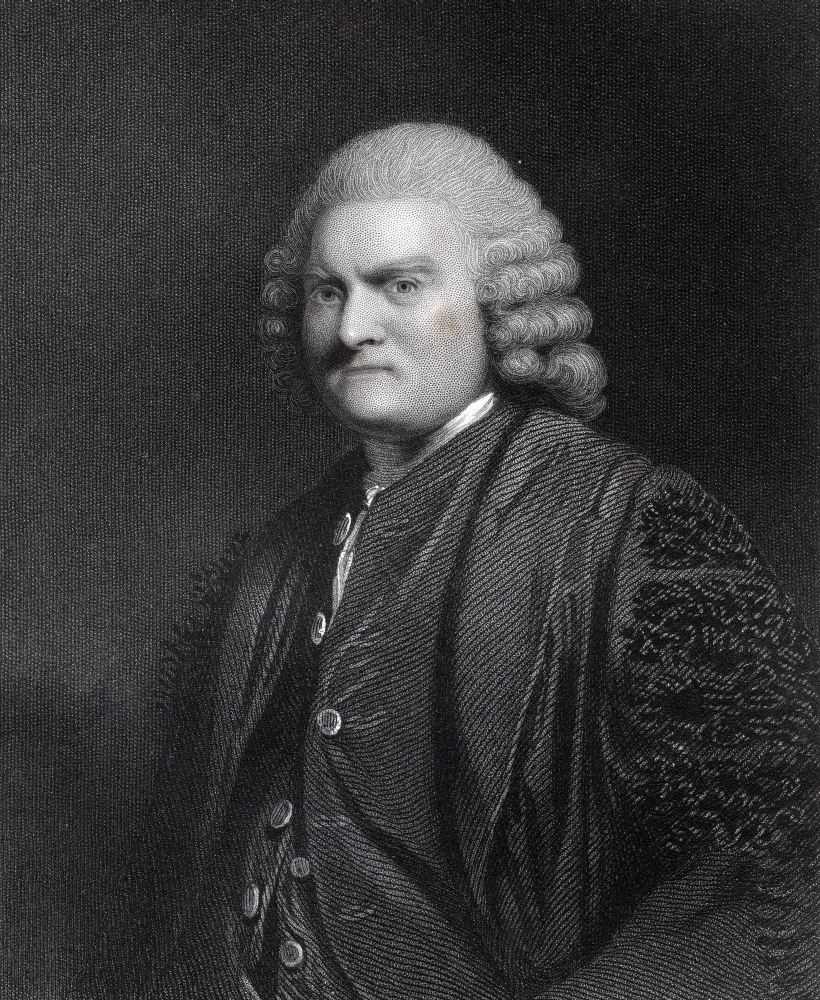 Sir John Pringle 1st Baronet 1707 to 1782 Scottish Physician Engraved by W H Mote After Sir J Reynolds From the Book the Poster Print - 13 x 15