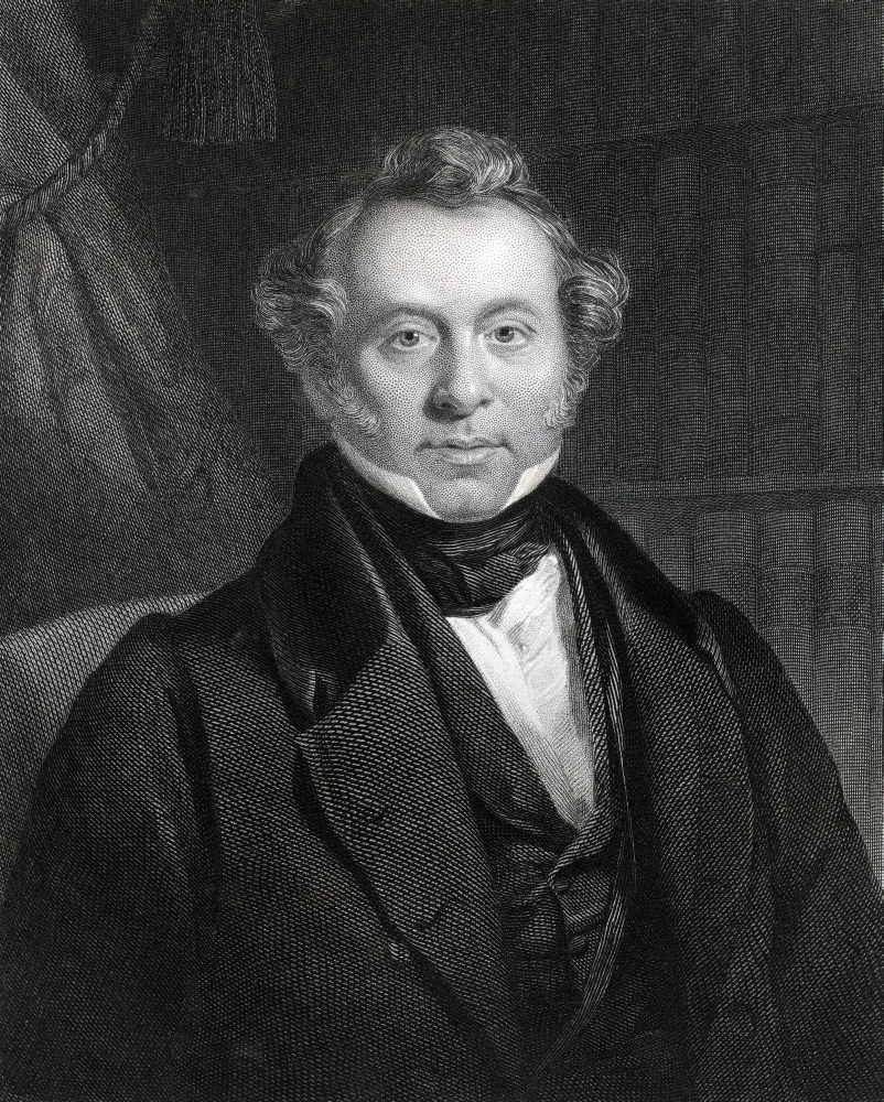 James Copland 1791 to 1870 Scottish Physician Engraved by J Brain After W Room From the Book the National Portrait Galle Poster Print, 24 x 32